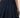 Women's Indigo Jacquard Denim Pleated Skirt Navy
