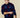 Paddington Cashmere Argyle Sweater Navy and Maroon Argyle