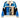 Pickleball Sweater Blue Brown Multicolor
