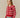 Warm & Wonderful Cotton Linen Cropped Sheep Cardigan Red